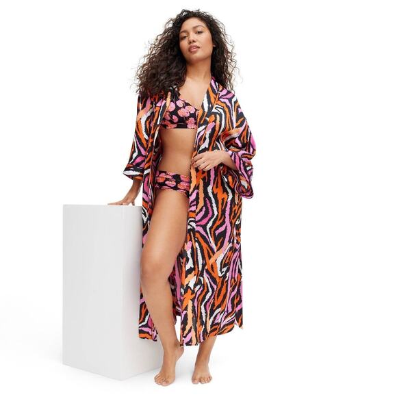 Diane von Furstenburg x Target Disco Zebra Robe - Picture 3 of 8